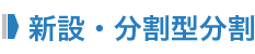 新設・分割型分割