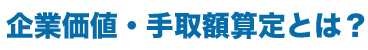 企業価値・手取額算定とは？